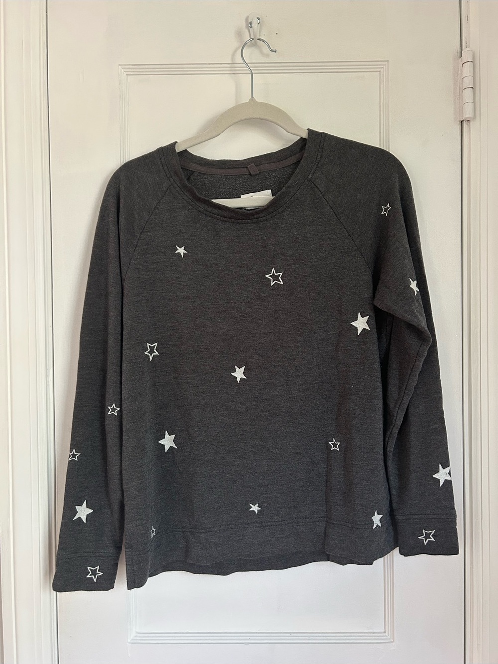 Lou & Grey Grey Star Sweatshirt and Sweatpants Set Signaturesoft Size S